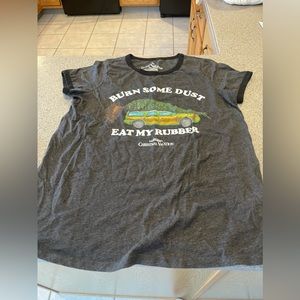 Christmas vacation tee burn some dust eat by rubber tee sz 00 x large